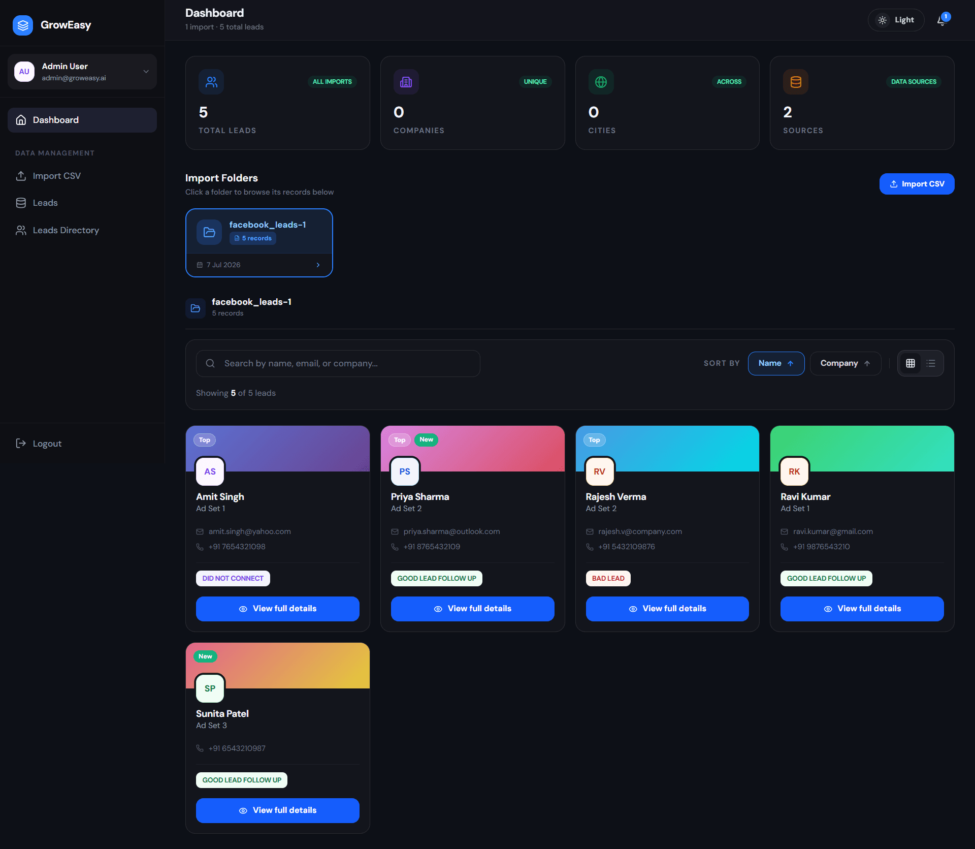 AI-powered CSV importer for real-estate CRM teams