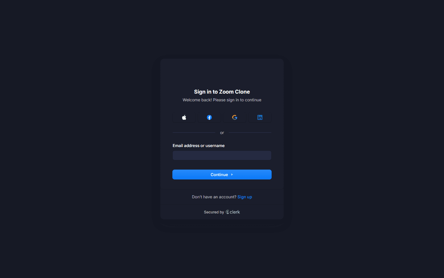 Zoomly — Video Conferencing Platform